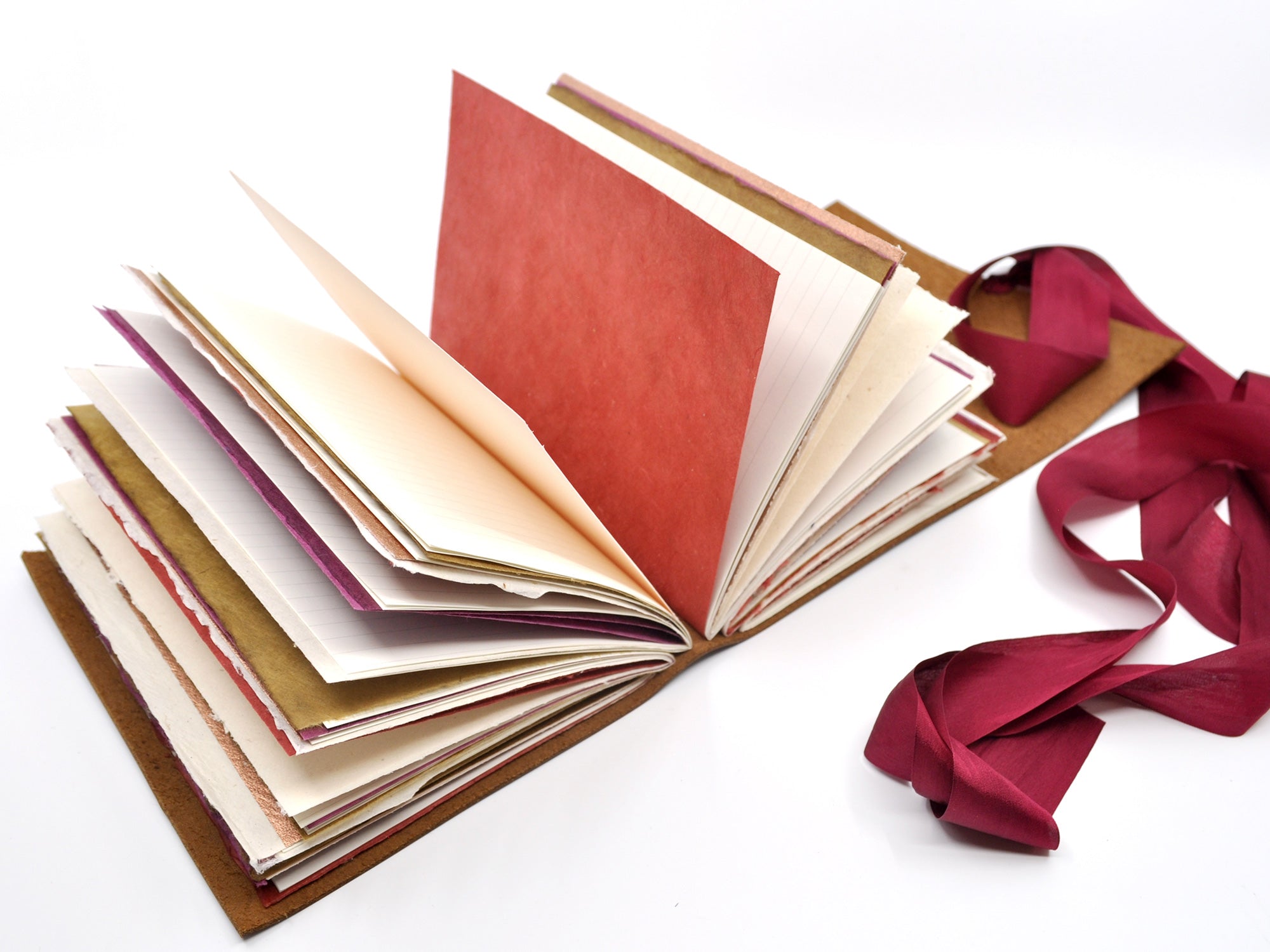 Japanese Maple One of a Kind Leather Journal