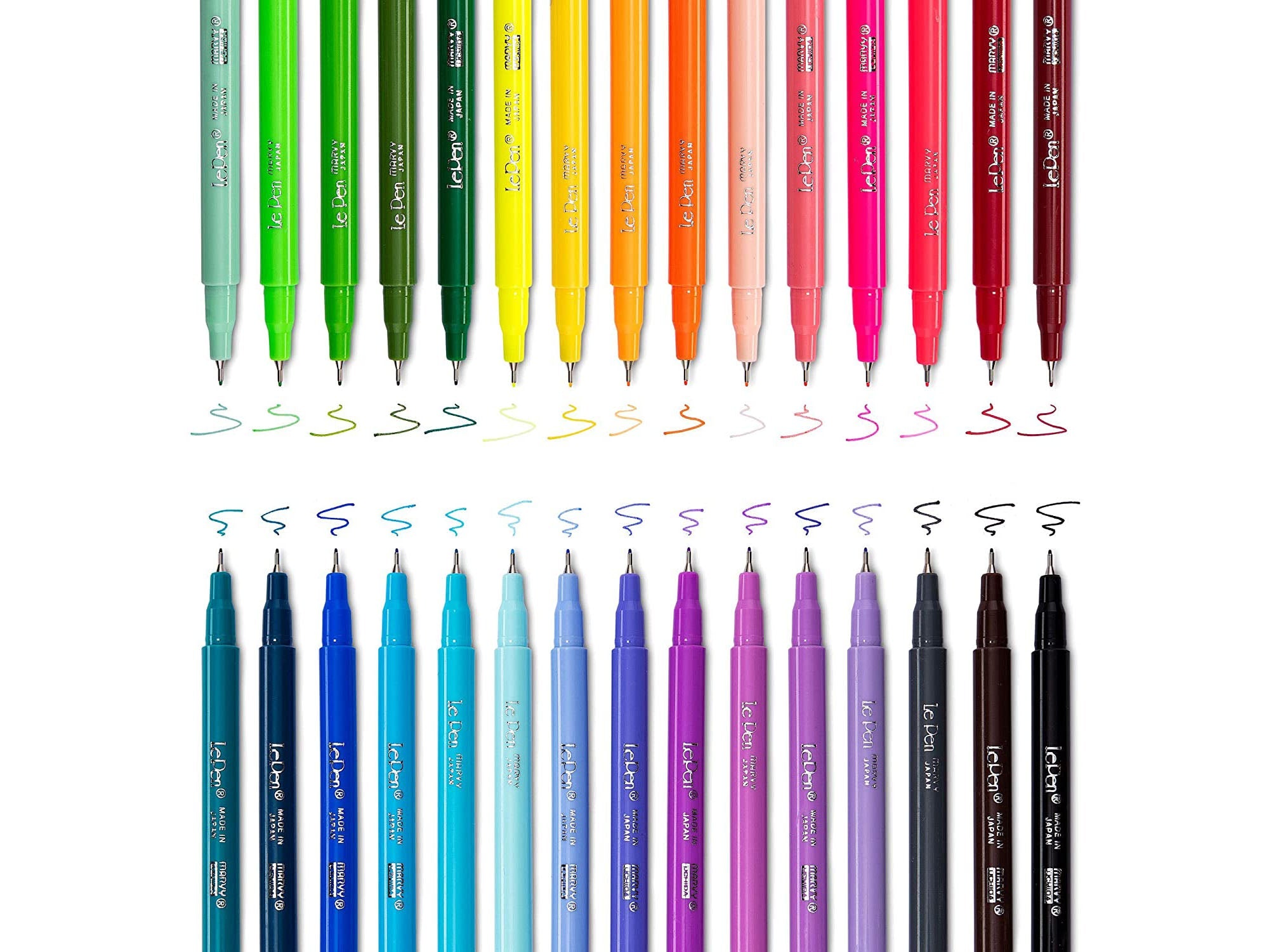 Marvy Le Pen Set of 30 Assorted Colors