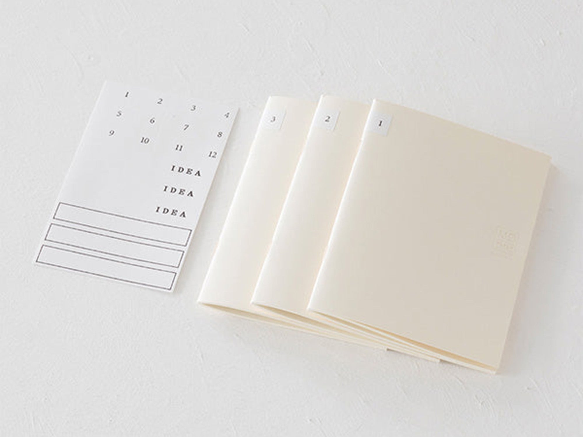 Midori MD Notebook Light A5 Ruled Set of 3