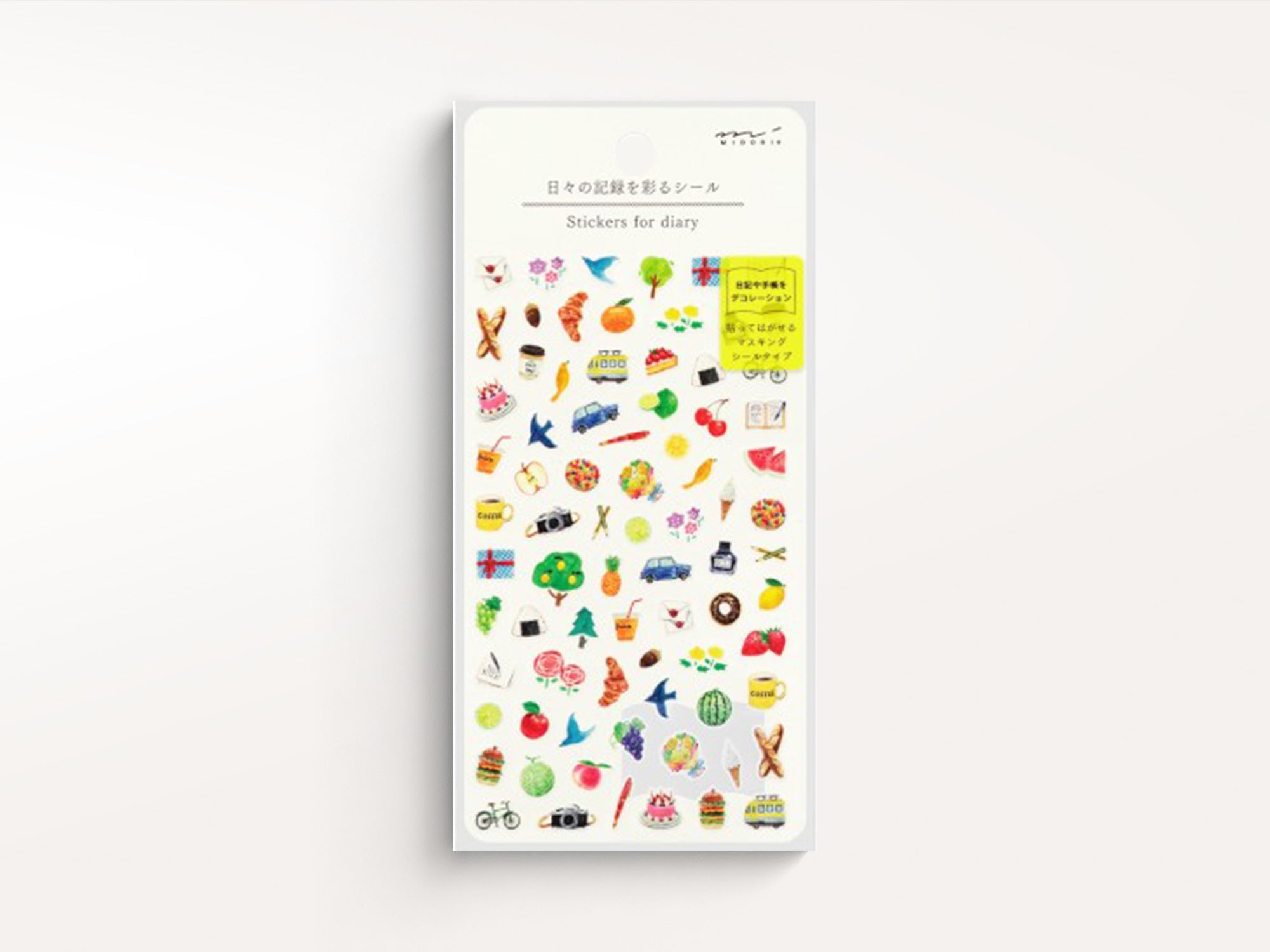 Midori Stickers for Diary Pages - Motif