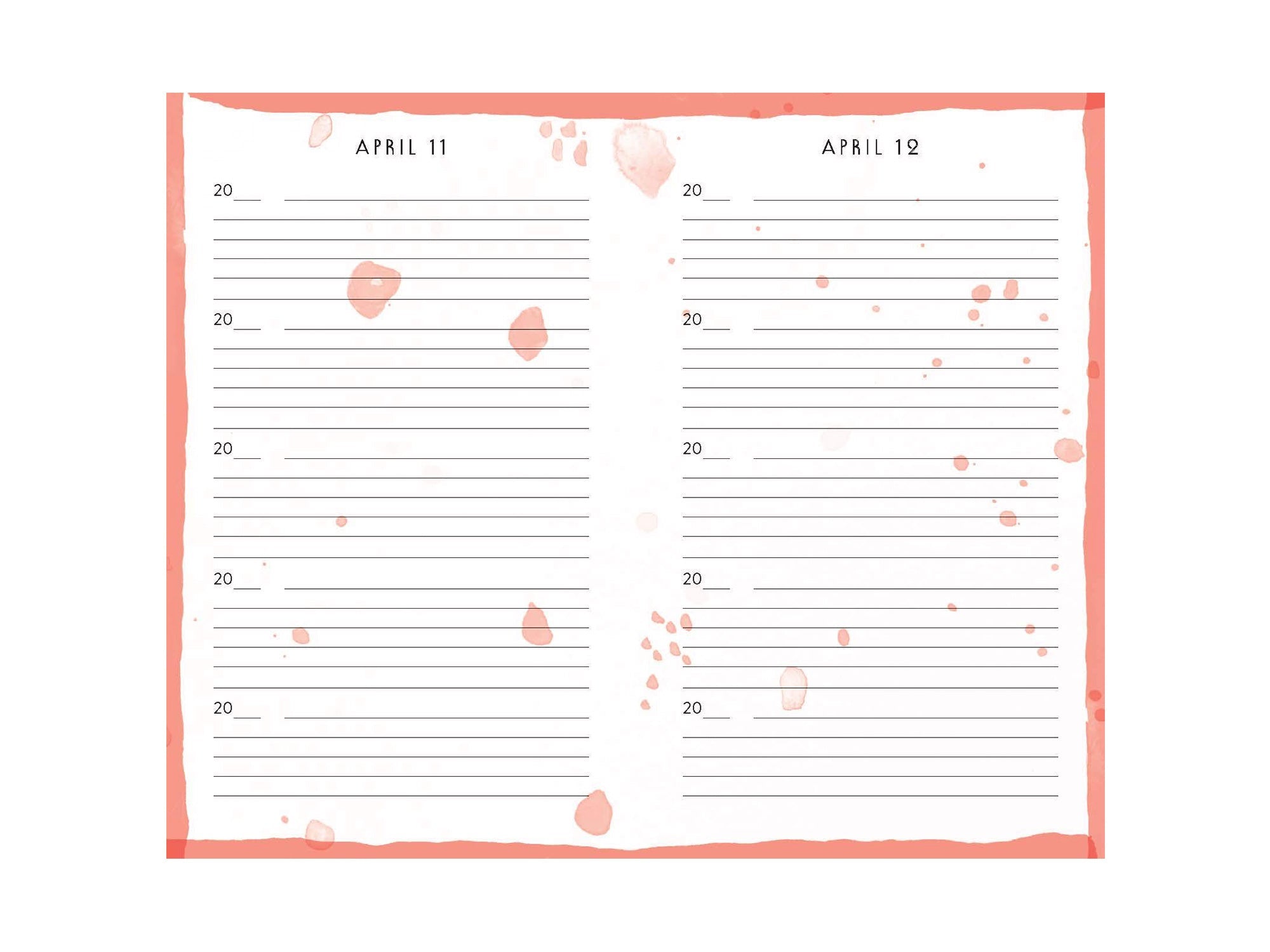 Rainbow One Line a Day 5 Year Memory Book