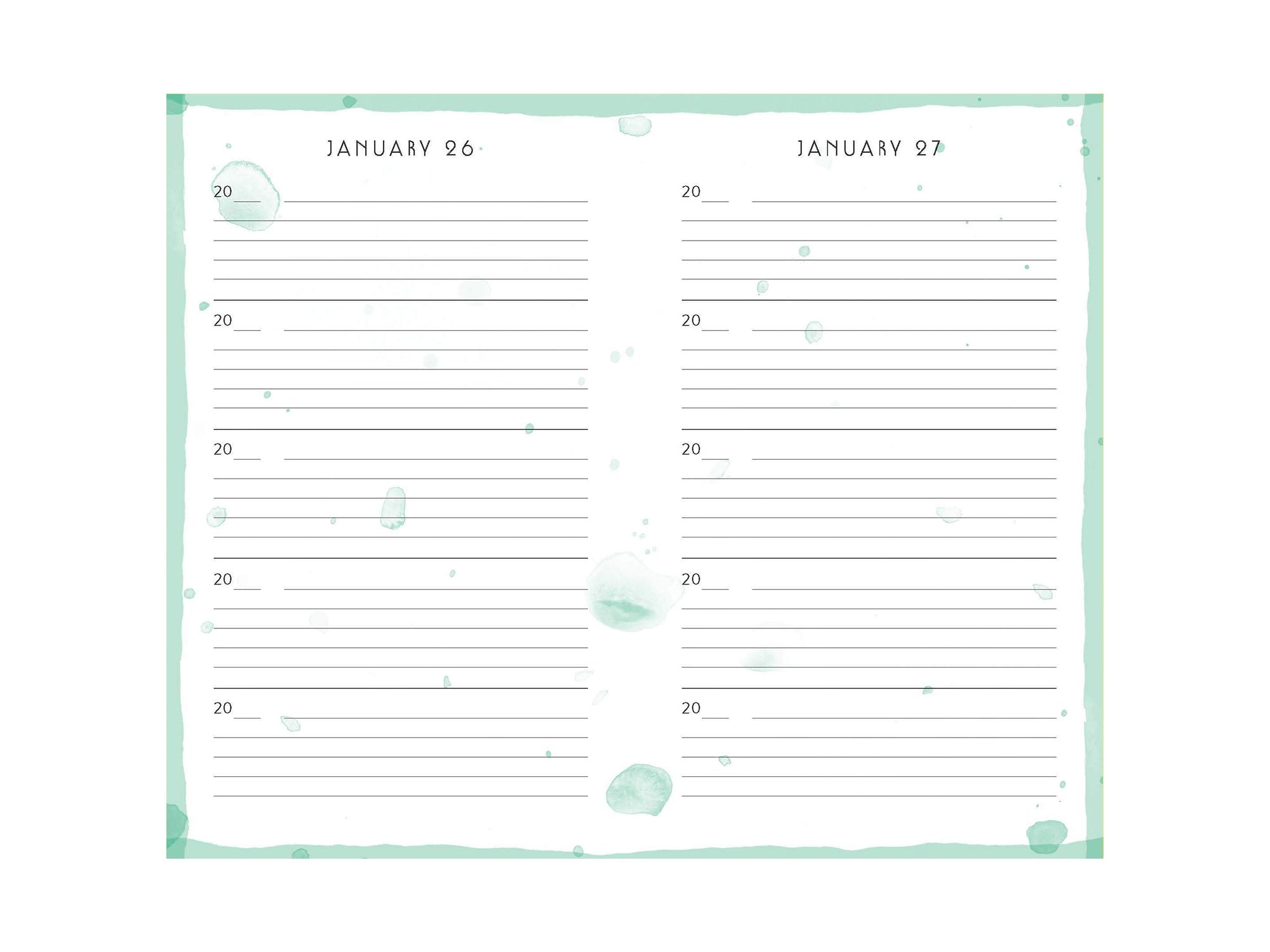 Rainbow One Line a Day 5 Year Memory Book