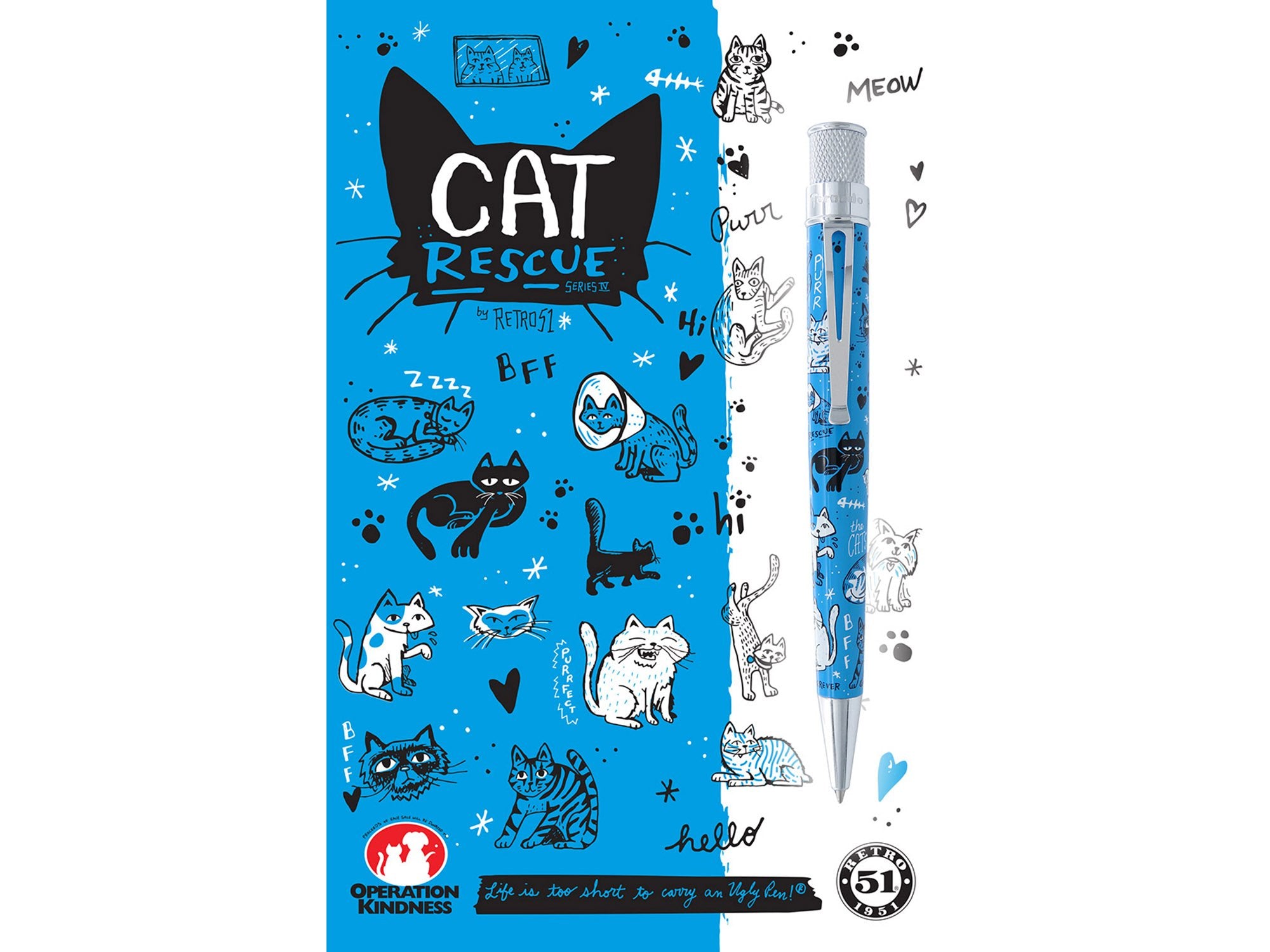 Retro 51 Tornado Ballpoint Pen - Cat Rescue #4