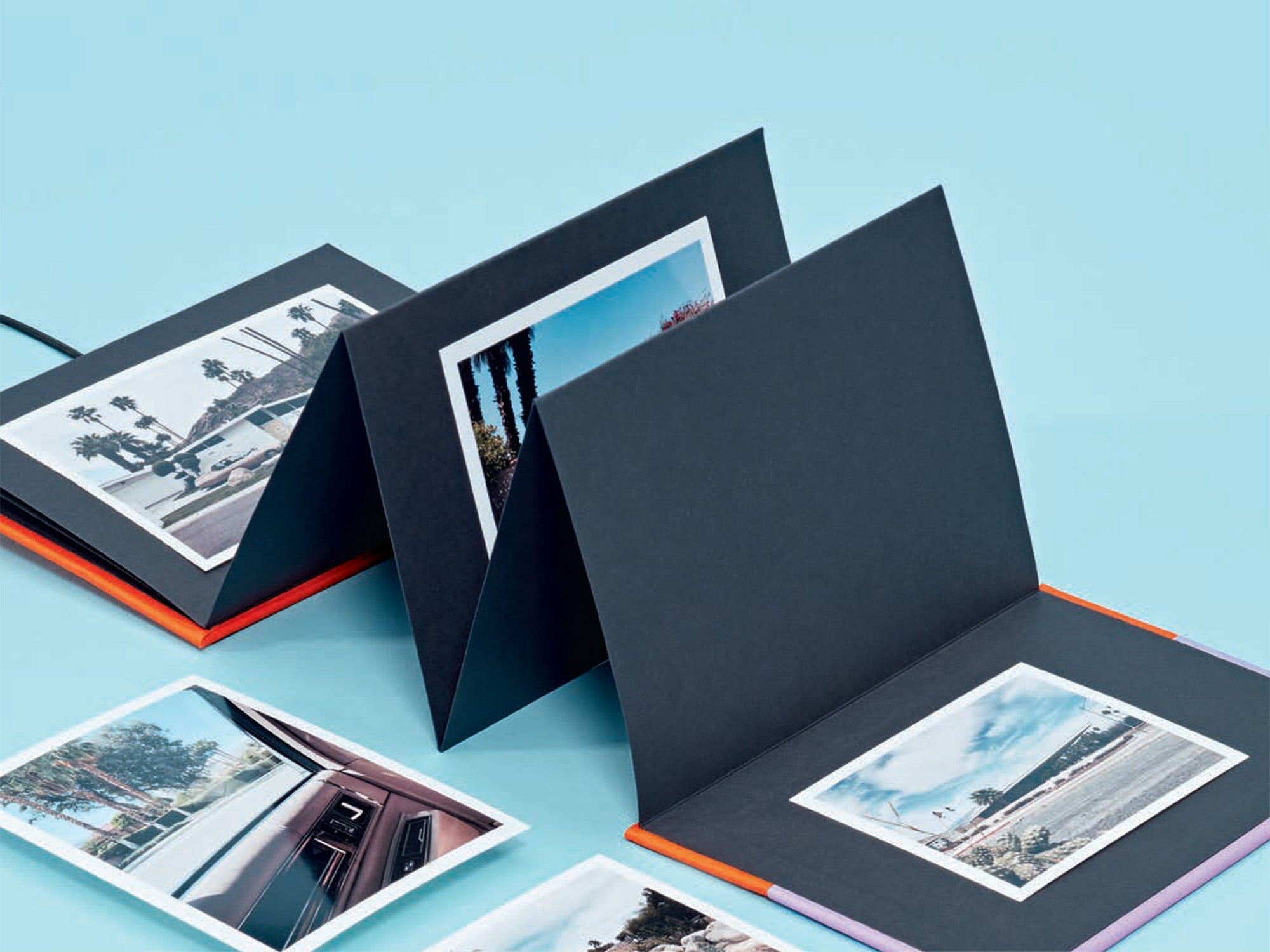 The Cutting Edge Color Block Leporello Photo Album