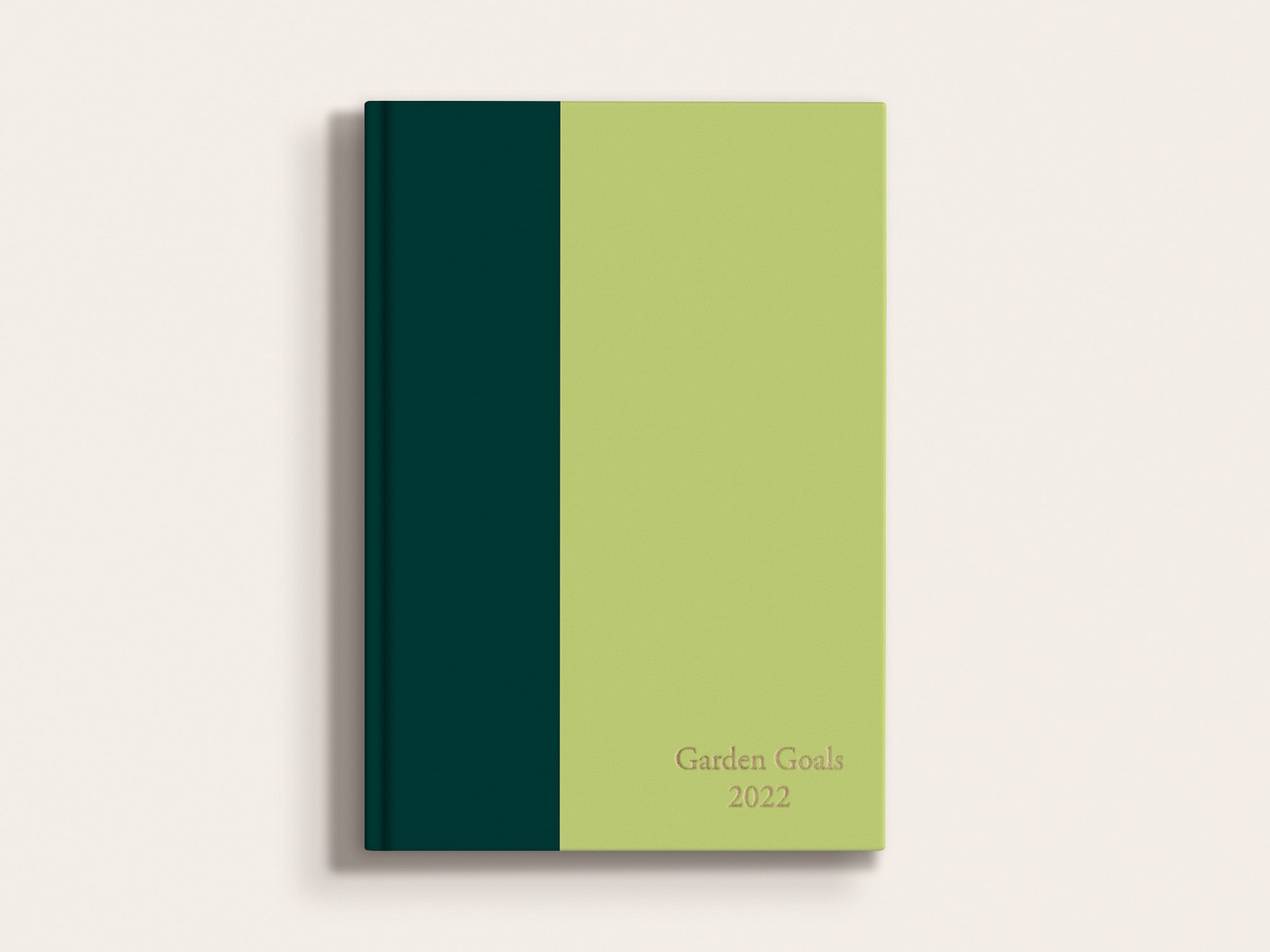 The Cutting Edge Color Block Notebook - Forest + Kiwi