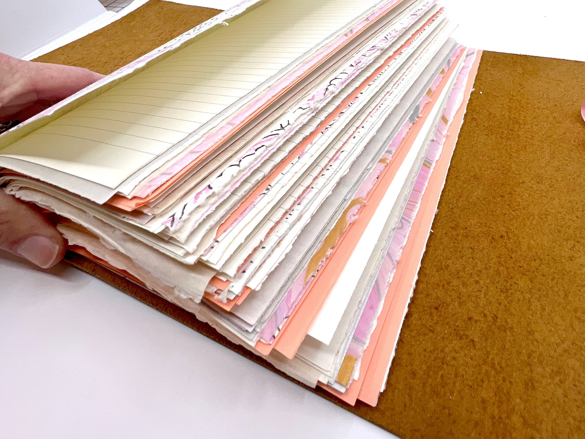 Wonderland One of a Kind Leather Journal