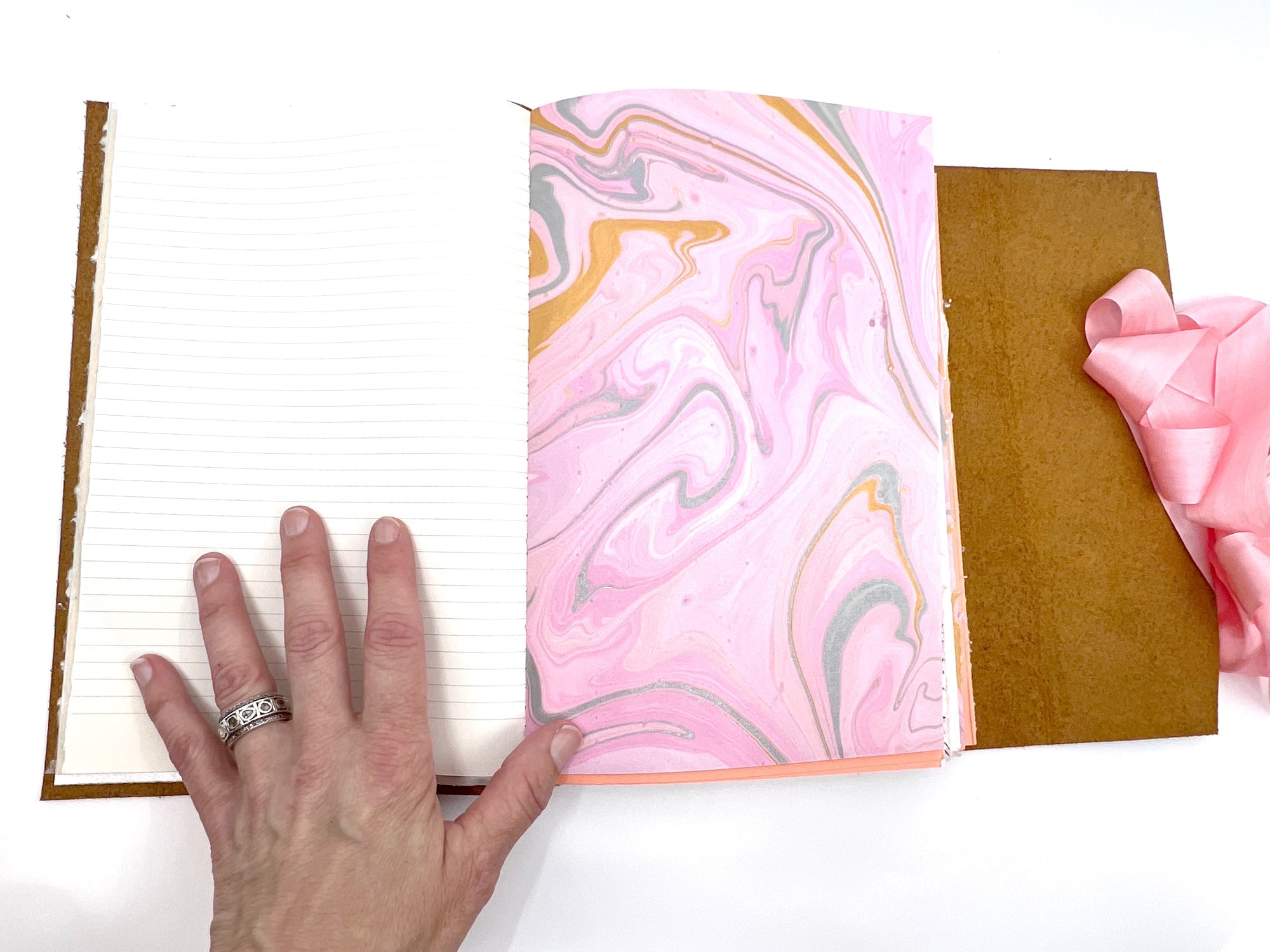 Wonderland One of a Kind Leather Journal