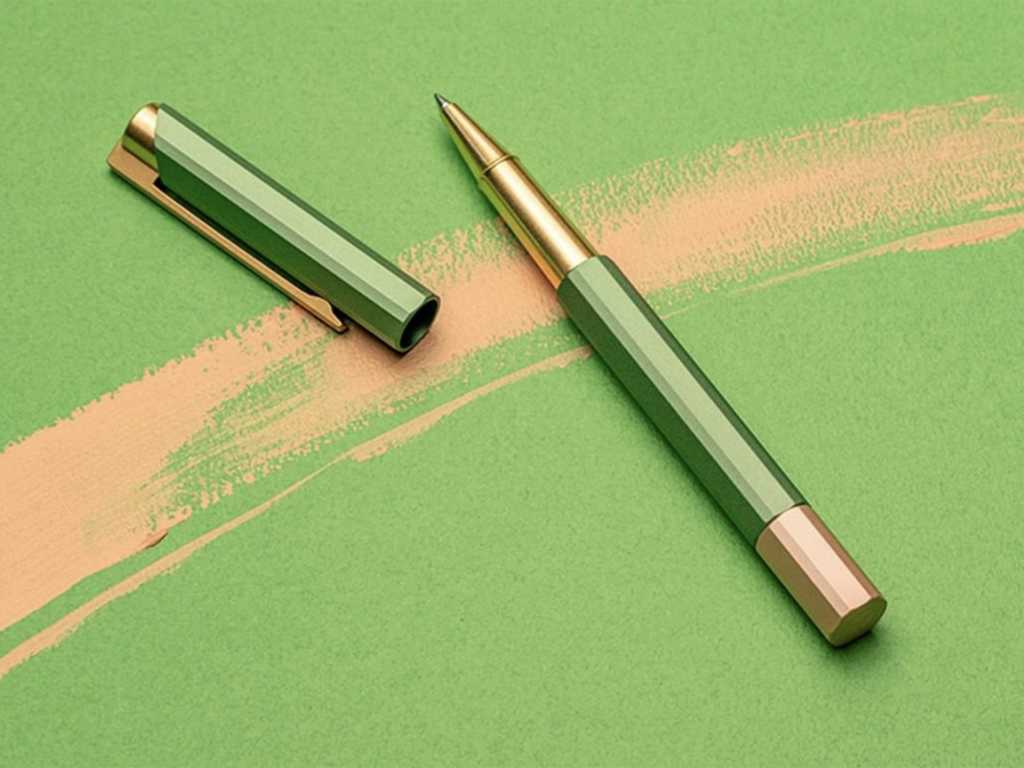 Ystudio Bihex Rollerball Pen - Absinthe