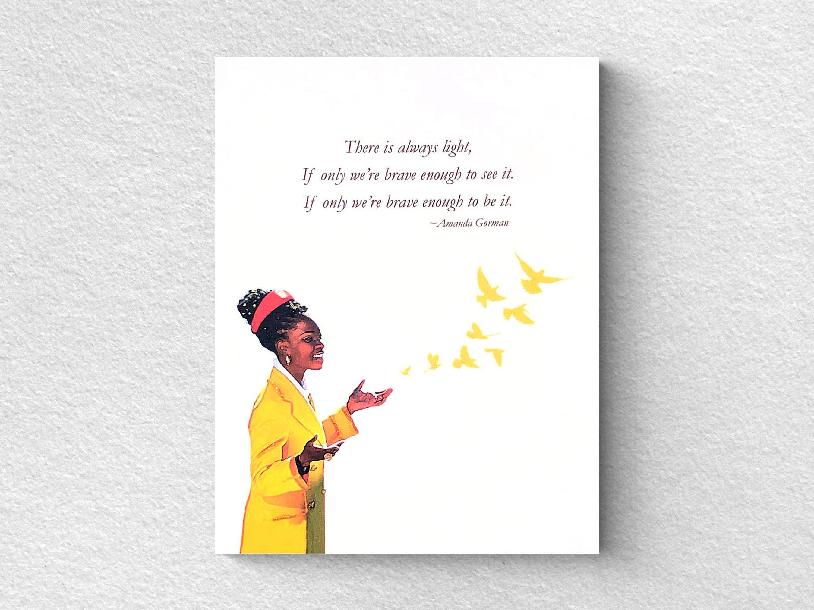 Amanda Gorman Poem Card