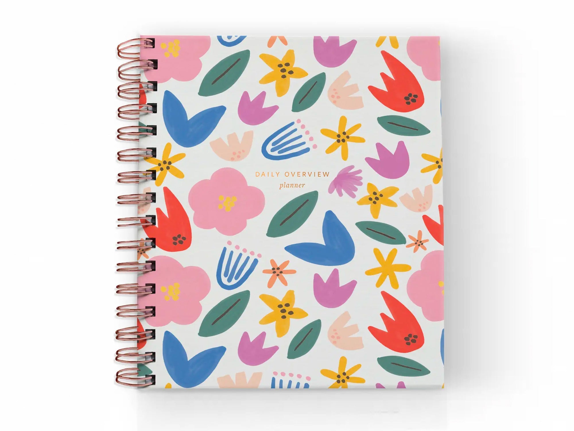 Daily Overview Planner in Floral Party