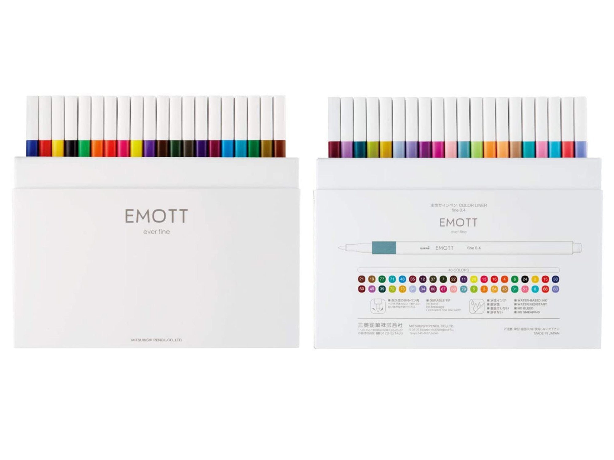 Emott Ever Fine Color Liners Single Open Stock