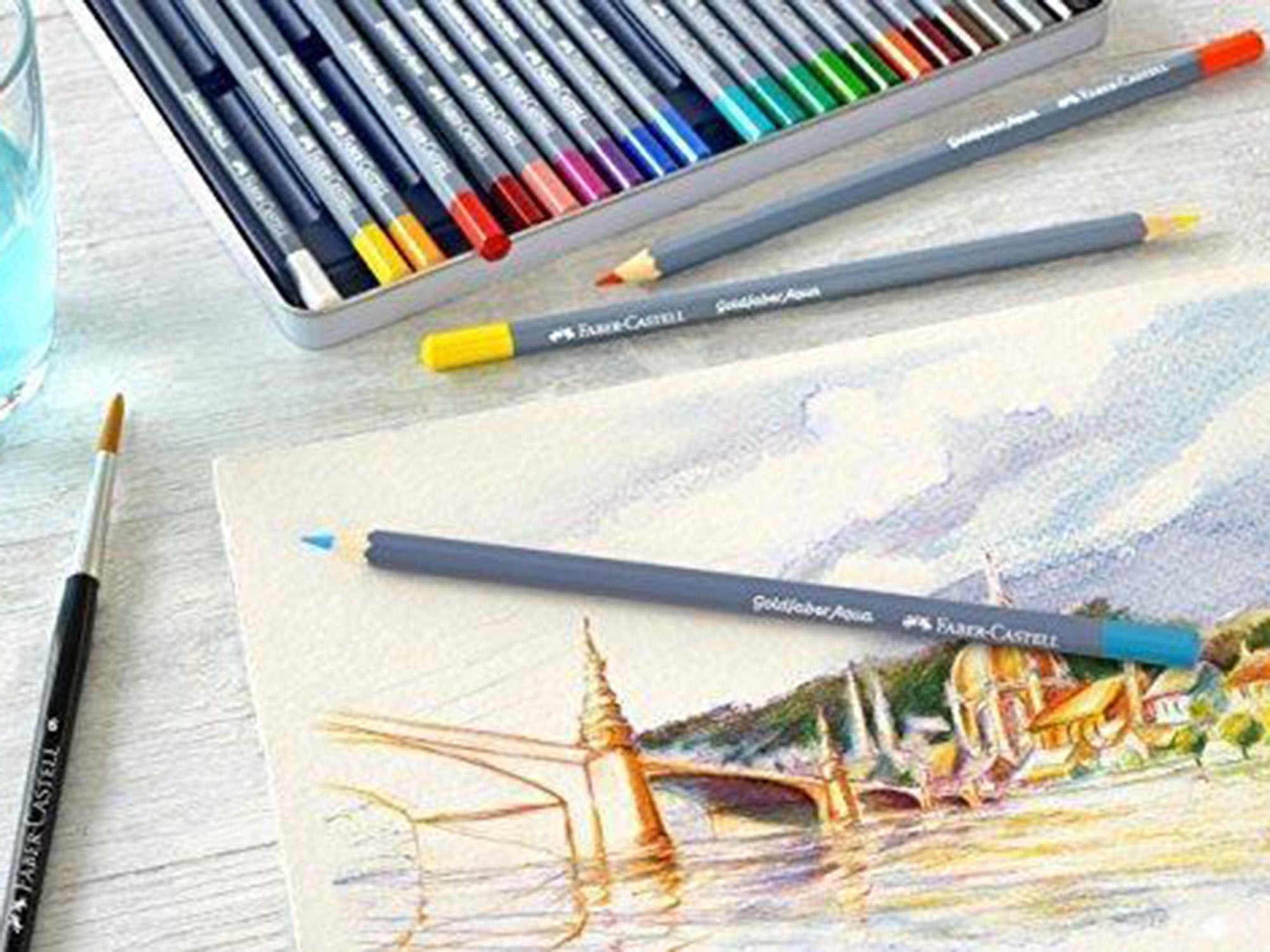 Faber Castell Goldfaber Watercolor Pencil Sets