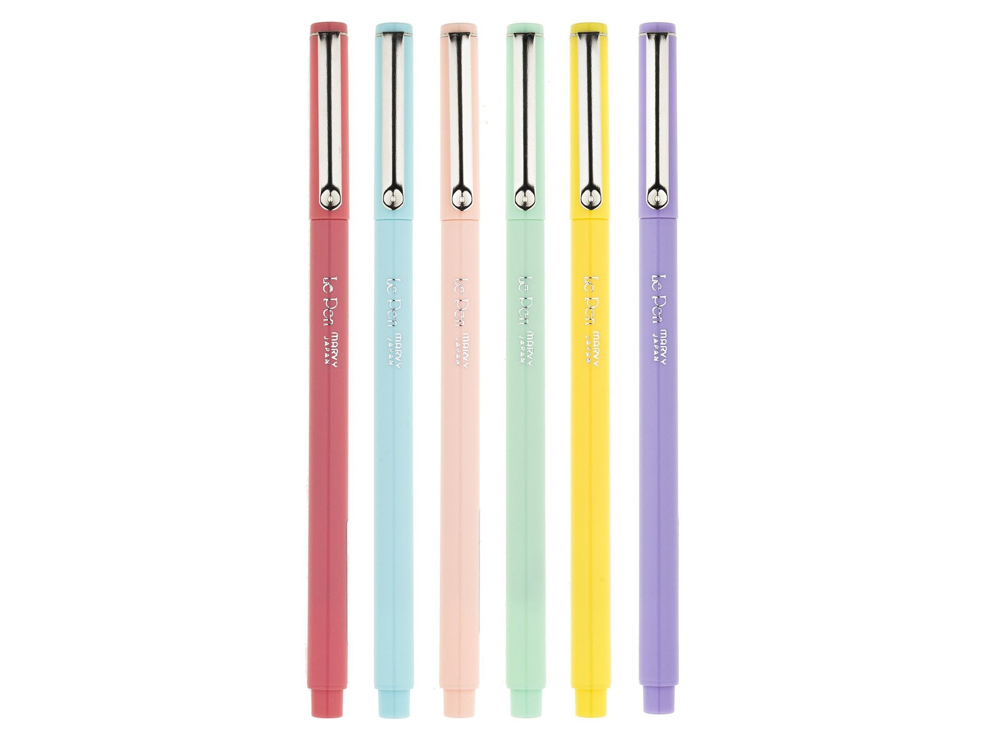 Le Pen Pastel Colors - Set of 6 Pens