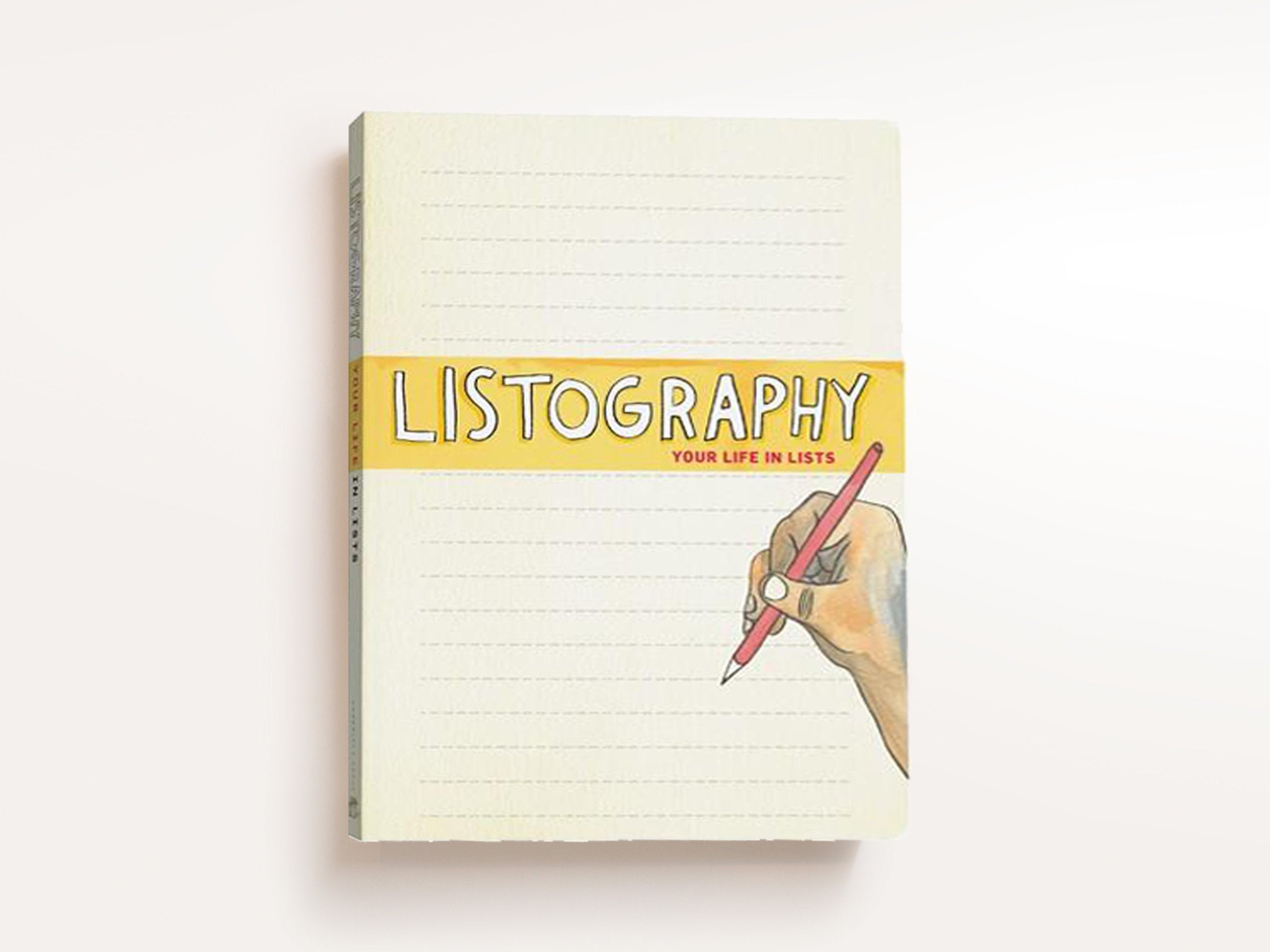 Listography Journal: Your Life in Lists