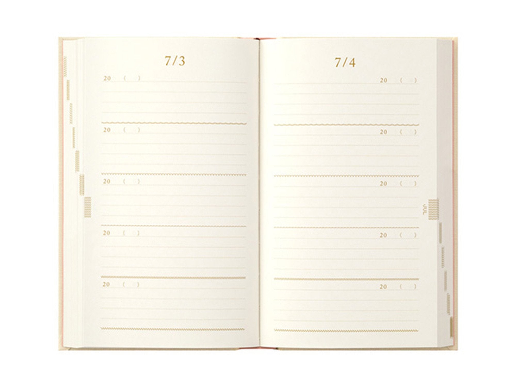 Midori 5 Years Diary Embroidered