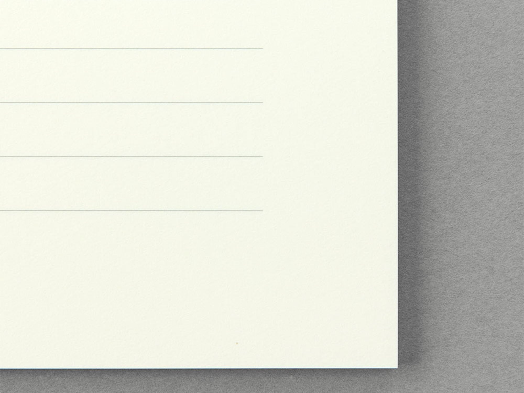 Midori MD Letter Pad Cotton Horizontal Ruled