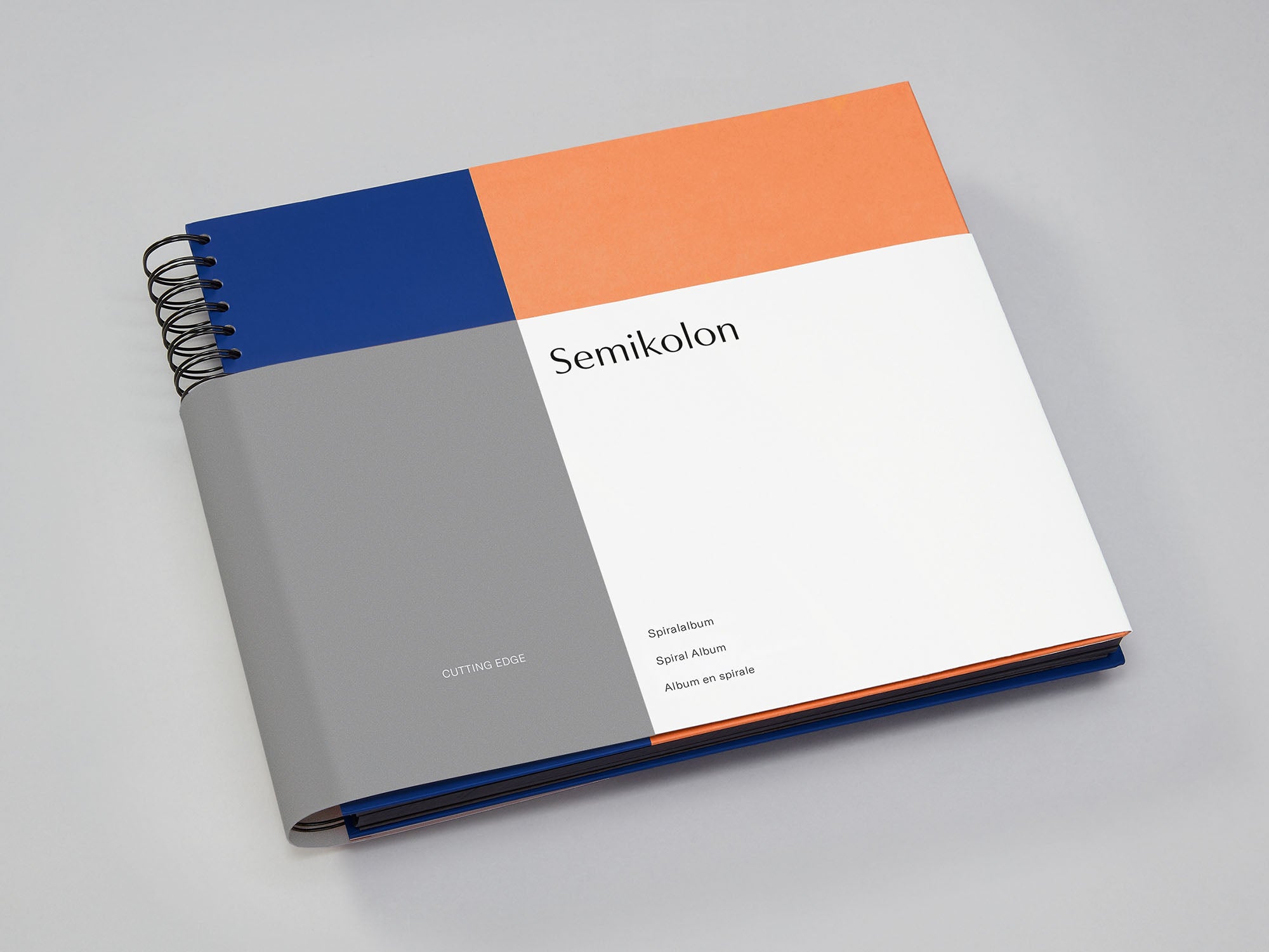 The Cutting Edge Color Block Spiral Scrapbook